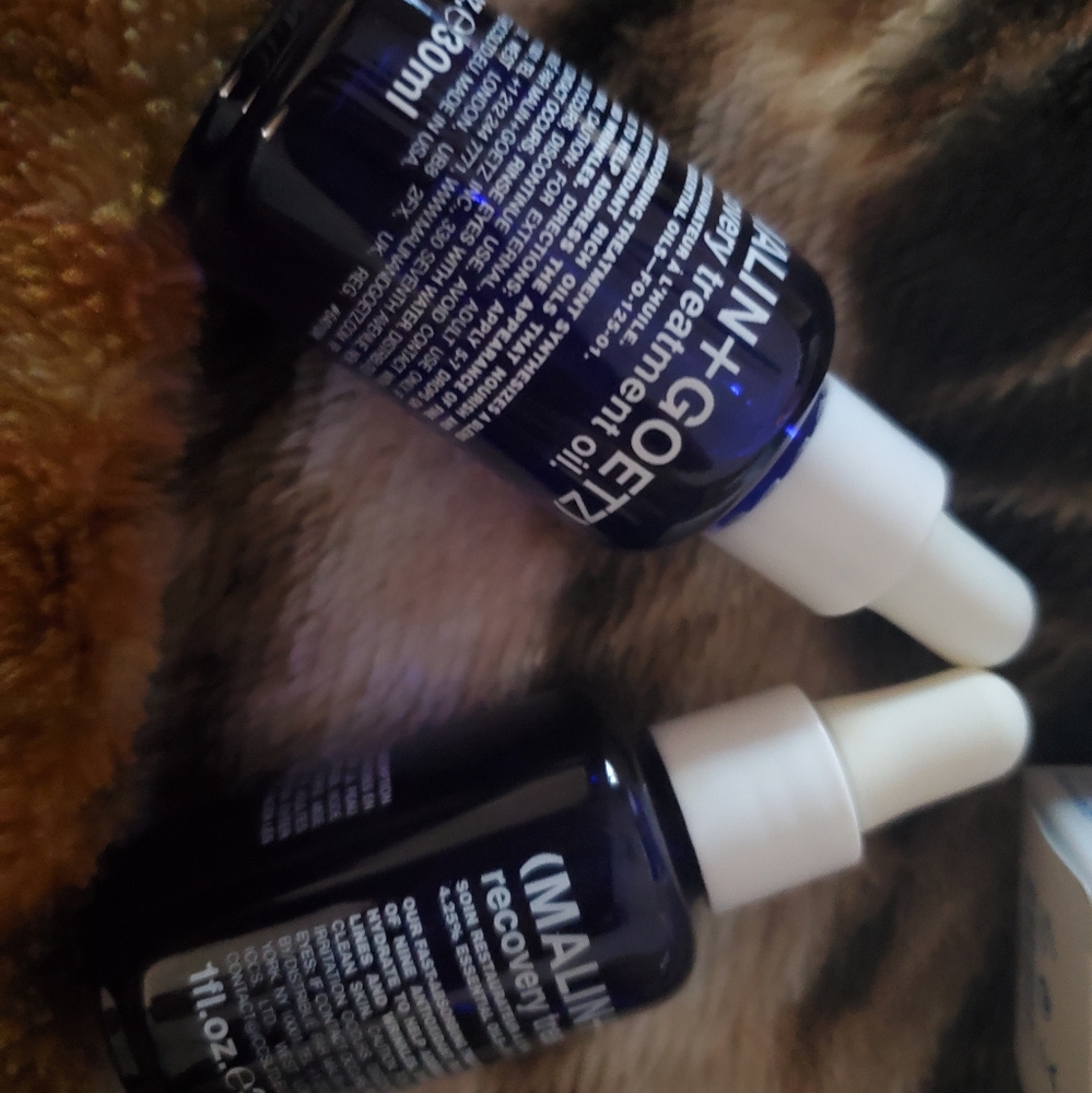 Set of 2 Malin & Goetz Recovery Oil